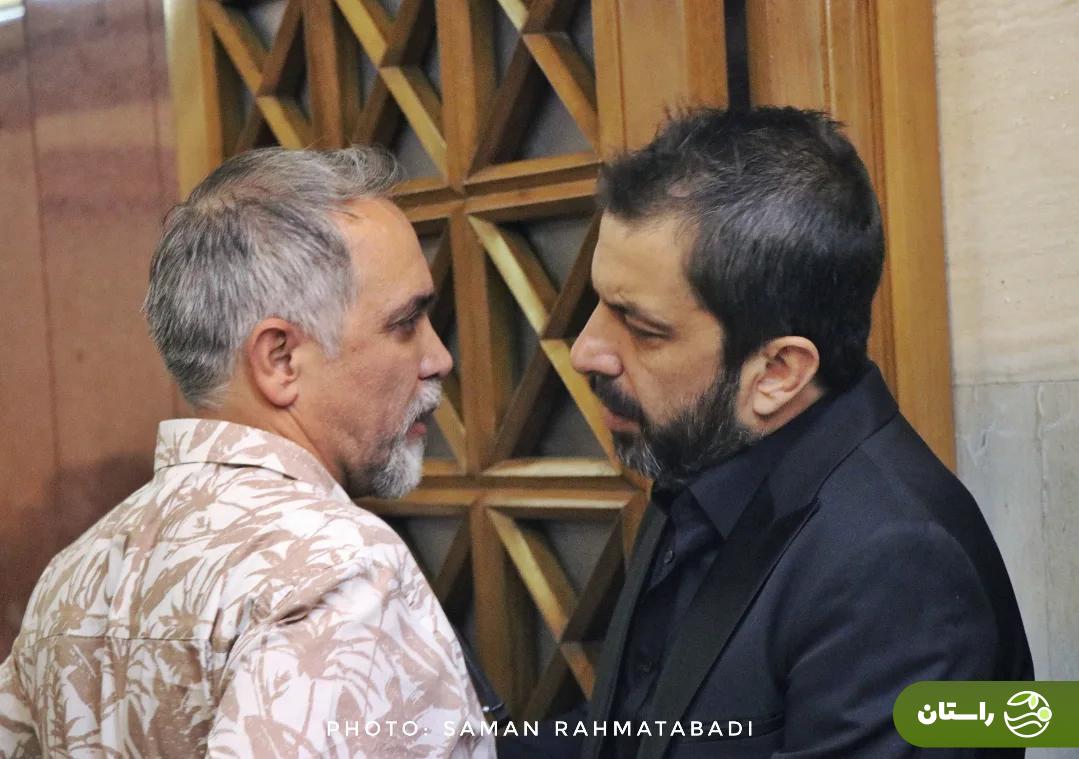 تصاویر | بازیگران سینما و تلویزیون در مراسم ختم پدر عباس جمشیدی‌فر