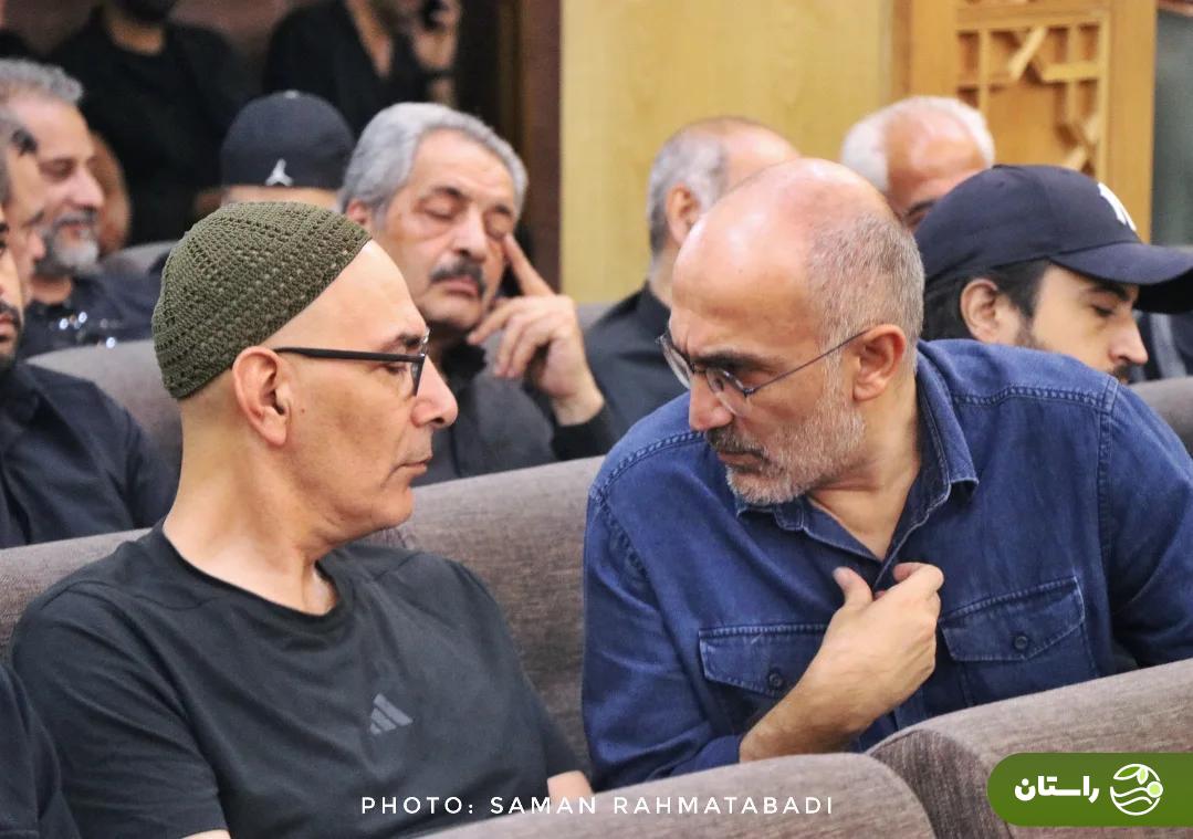 تصاویر | بازیگران سینما و تلویزیون در مراسم ختم پدر عباس جمشیدی‌فر