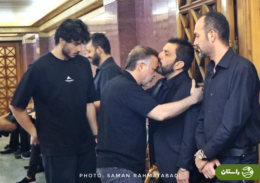 تصاویر | بازیگران سینما و تلویزیون در مراسم ختم پدر عباس جمشیدی‌فر