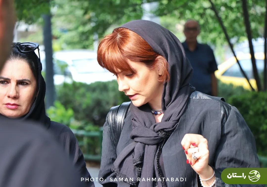 تصاویر | بازیگران سینما و تلویزیون در مراسم ختم پدر عباس جمشیدی‌فر