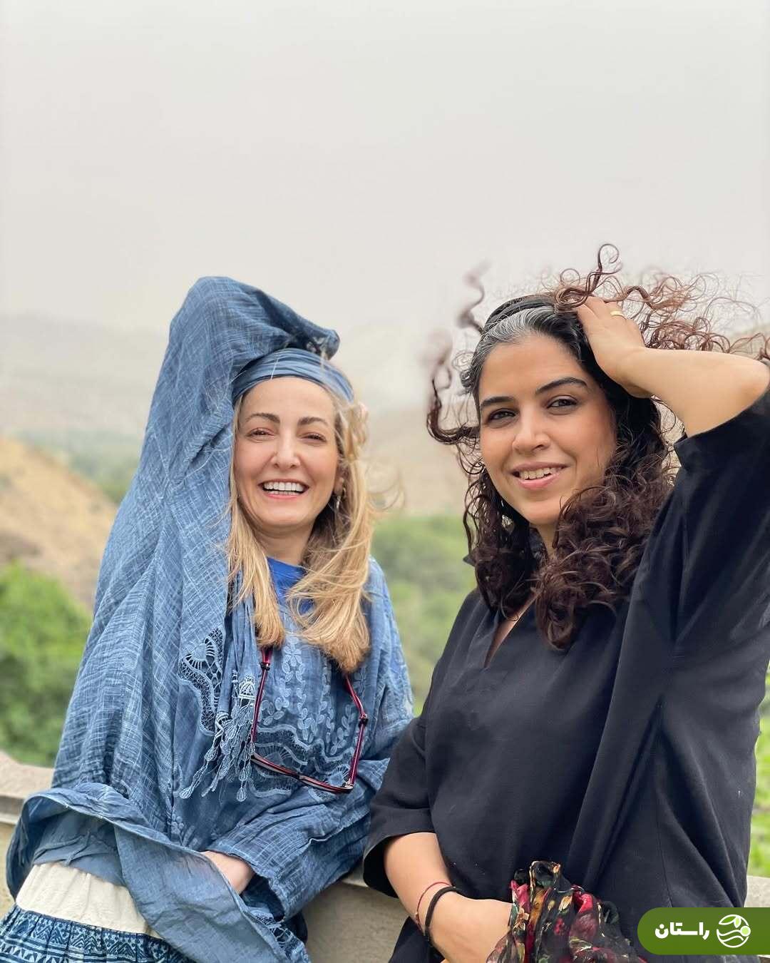 استایل بهاری و جذاب شقایق دهقان در طبیعتی دیدنی