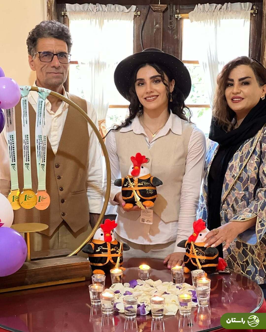 جدیدترین تصاویر از زهرا کیانی نخستین دختر طلایی مسابقات جهانی تالو جدیدترین تصاویر از زهرا کیانی نخستین دختر طلایی مسابقات جهانی تالو