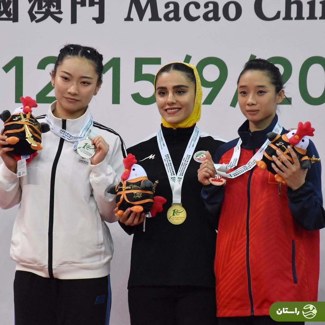 جدیدترین تصاویر از زهرا کیانی نخستین دختر طلایی مسابقات جهانی تالو جدیدترین تصاویر از زهرا کیانی نخستین دختر طلایی مسابقات جهانی تالو