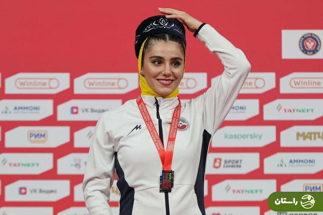 جدیدترین تصاویر از زهرا کیانی نخستین دختر طلایی مسابقات جهانی تالو جدیدترین تصاویر از زهرا کیانی نخستین دختر طلایی مسابقات جهانی تالو