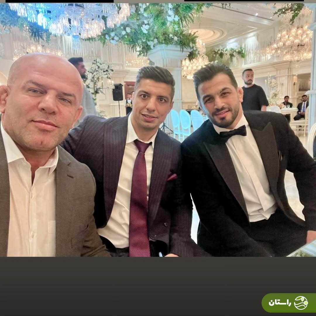 تصاویر | جشن عروسی حسن یزدانی با حضور علیرضا دبیر و قهرمانان کشتی