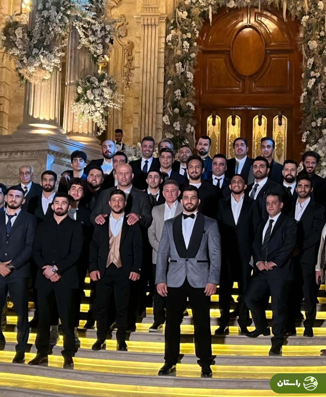 تصاویر | جشن عروسی حسن یزدانی با حضور علیرضا دبیر و قهرمانان کشتی