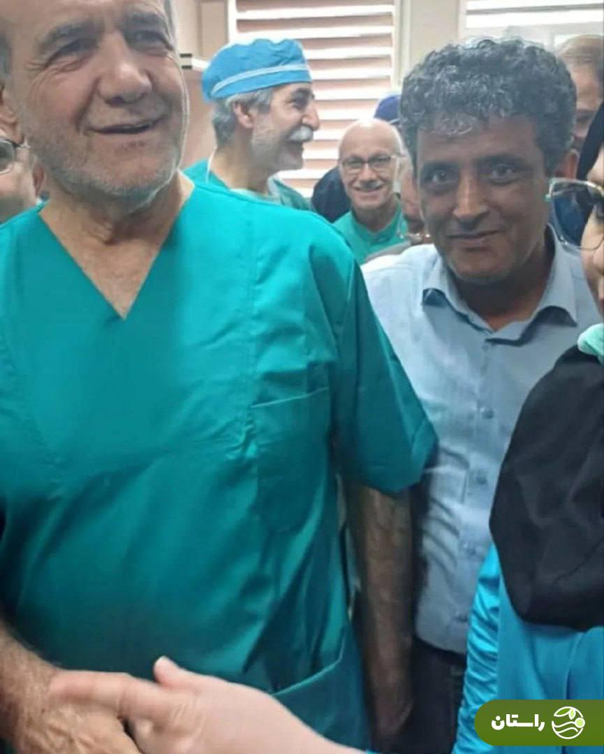 تصاویر | حضور پزشکیان در اتاق عمل خبرساز شد
