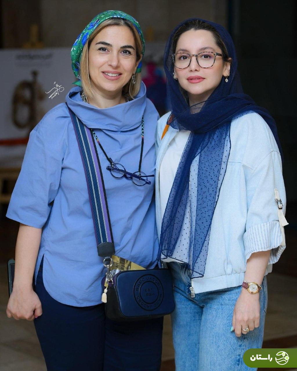 تصاویر| نازنین بیاتی، محمدرضا غفاری و تینا پارکروان؛ بازیگران و کارگردان سریال تاسیان در پشت صحنه نمایش جغد