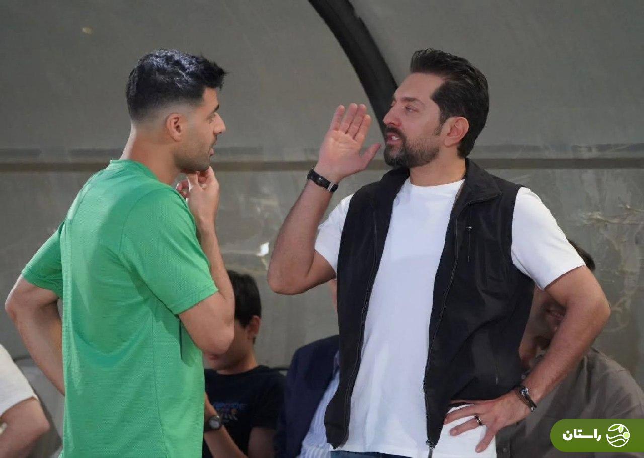 عکس | حضور بهرام رادان در اردوی تیم ملی فوتبال و دیدار با امیر قلعهنویی و مهدی طارمی عکس | حضور بهرام رادان در اردوی تیم ملی فوتبال و دیدار با امیر قلعهنویی و مهدی طارمی