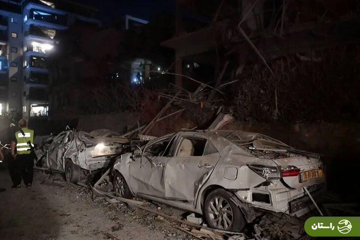 تصاویر | پاسخ سخت ایران به حمله اسرائیل؛ تخریب و  ویرانی در تلاویو