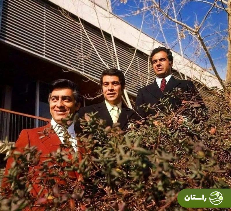عکس | تونل زمان؛ فردین، بهروز وثوقی و ناصر ملک‌مطیعی در کنار هم؛ دهه ۵۰