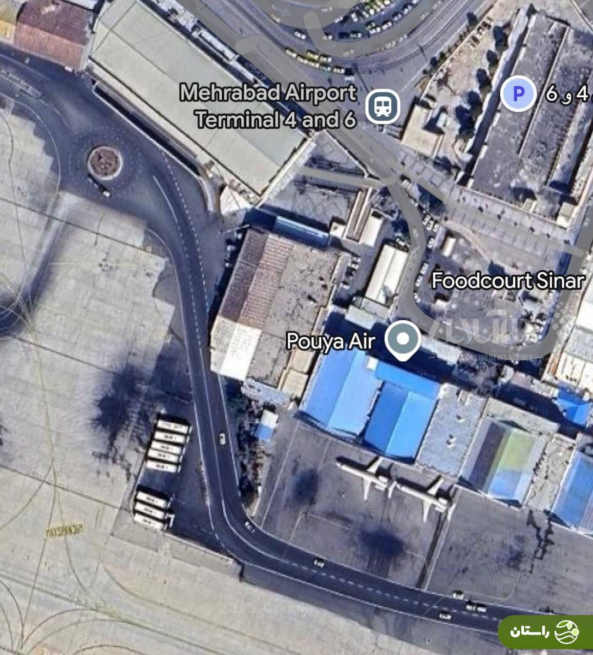 تصاویر ماهواره‌ای از فرودگاه مهرآباد پس از حمله اسرائیل