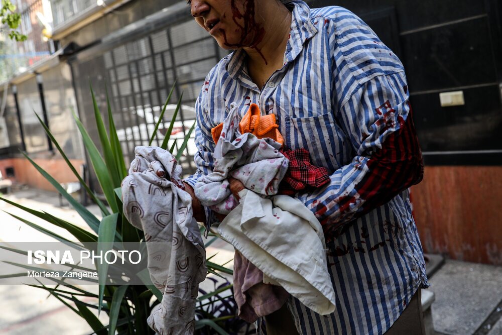 تصاویر‌ | زخمی شدن گودکان و غیرنظامیان در حمله اسرائیل به تهران