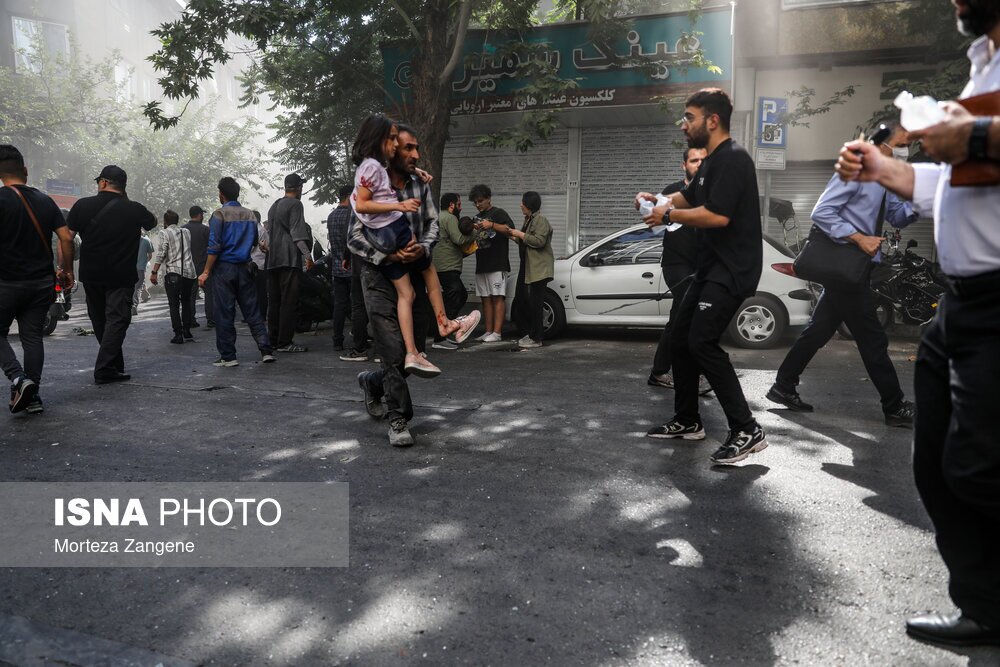 تصاویر‌ | زخمی شدن گودکان و غیرنظامیان در حمله اسرائیل به تهران