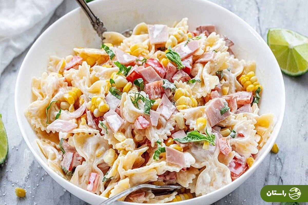 طرز تهیه سالاد ماکارونی؛ یک پیش غذای خوشمزه، ساده و فوری