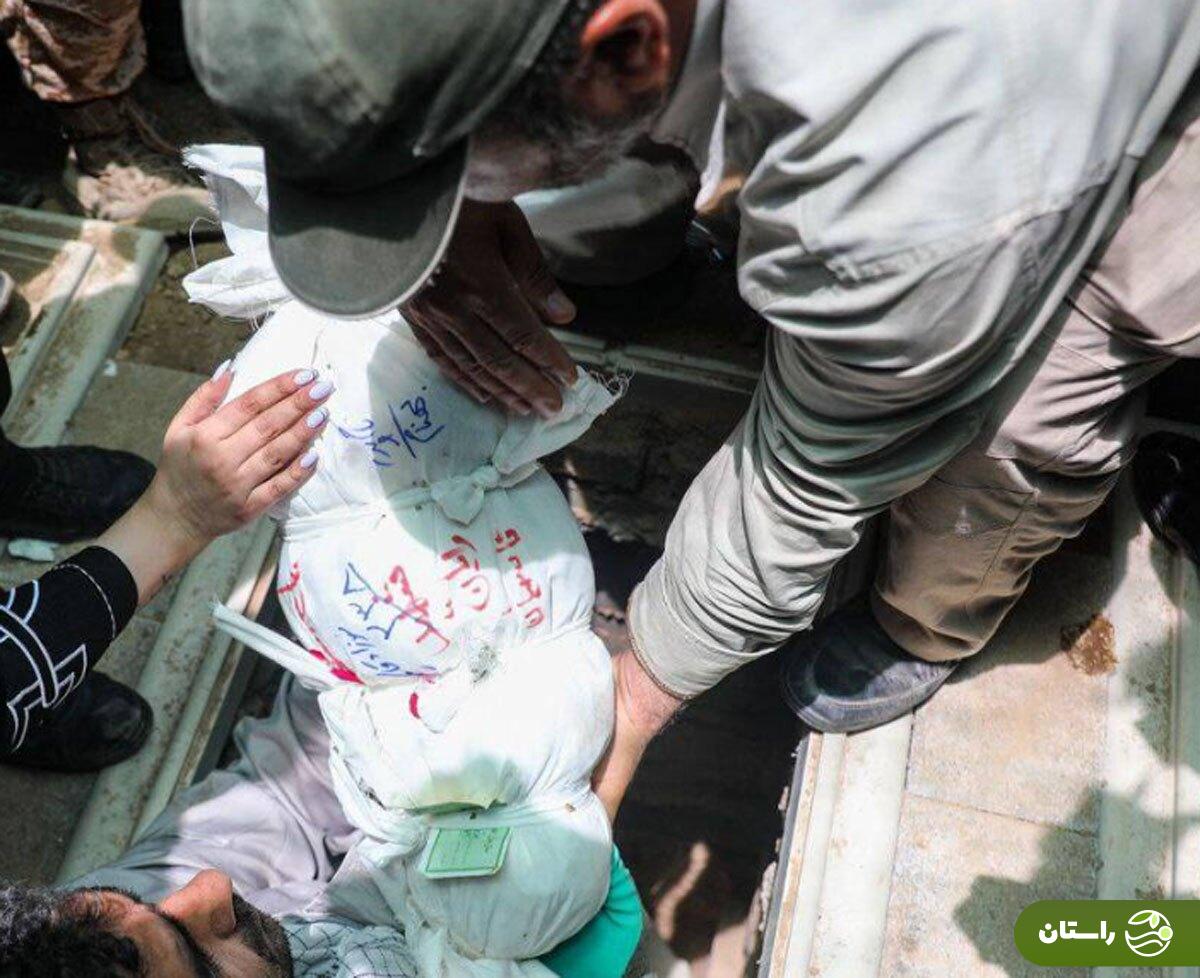 تصاویر مراسم تشییع پیکر شهید ۲ ماهه رایان قاسمیان