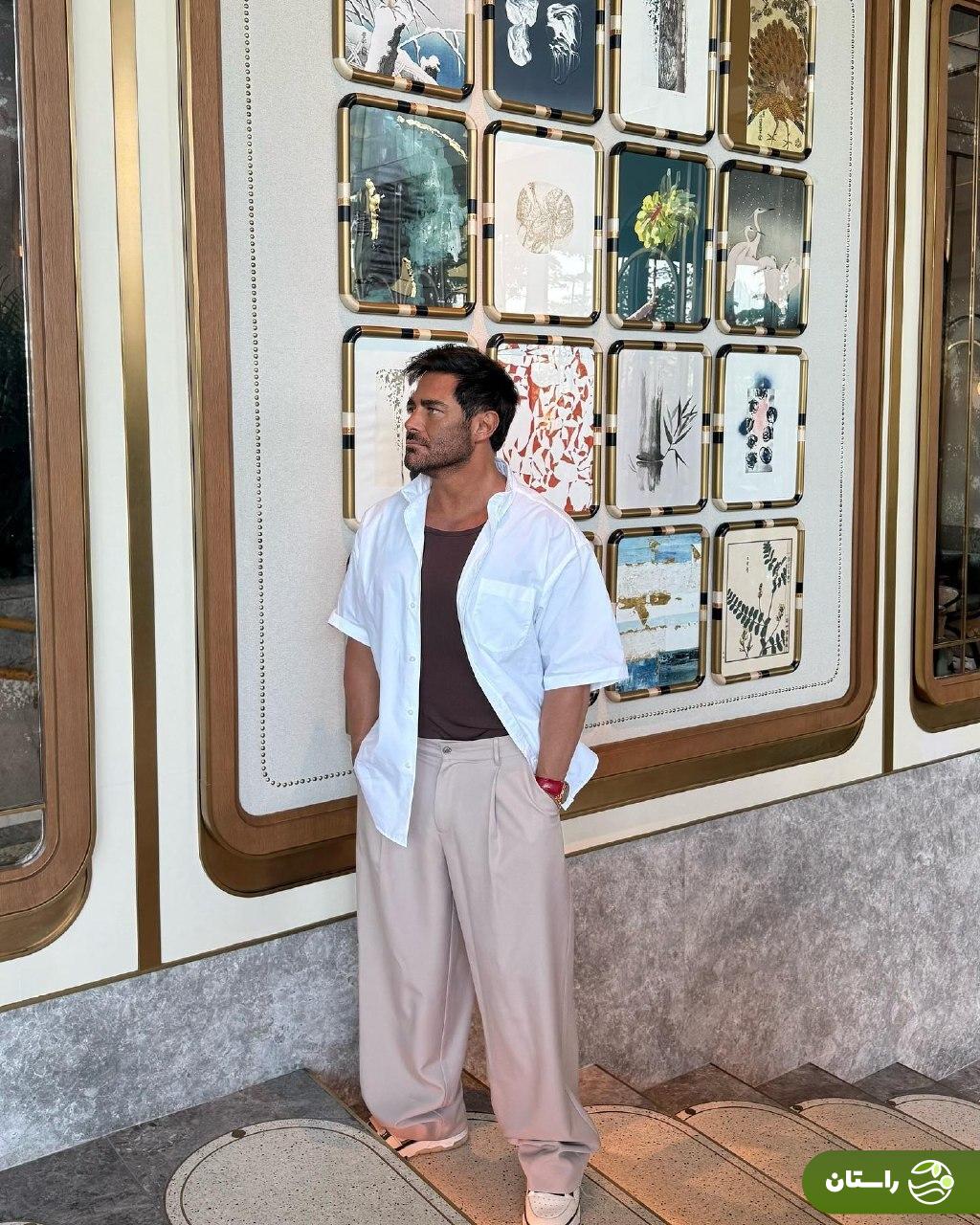 عکس | استایل جدید محمدرضا گلزار و یک سلفی عجیب عکس | استایل جدید محمدرضا گلزار و یک سلفی عجیب