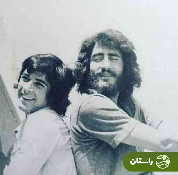 اتفاق تلخی که برای «مجید مظفری» در جوکر افتاد! مجید مظفری در جوانی در کنار سعید لنکرانی