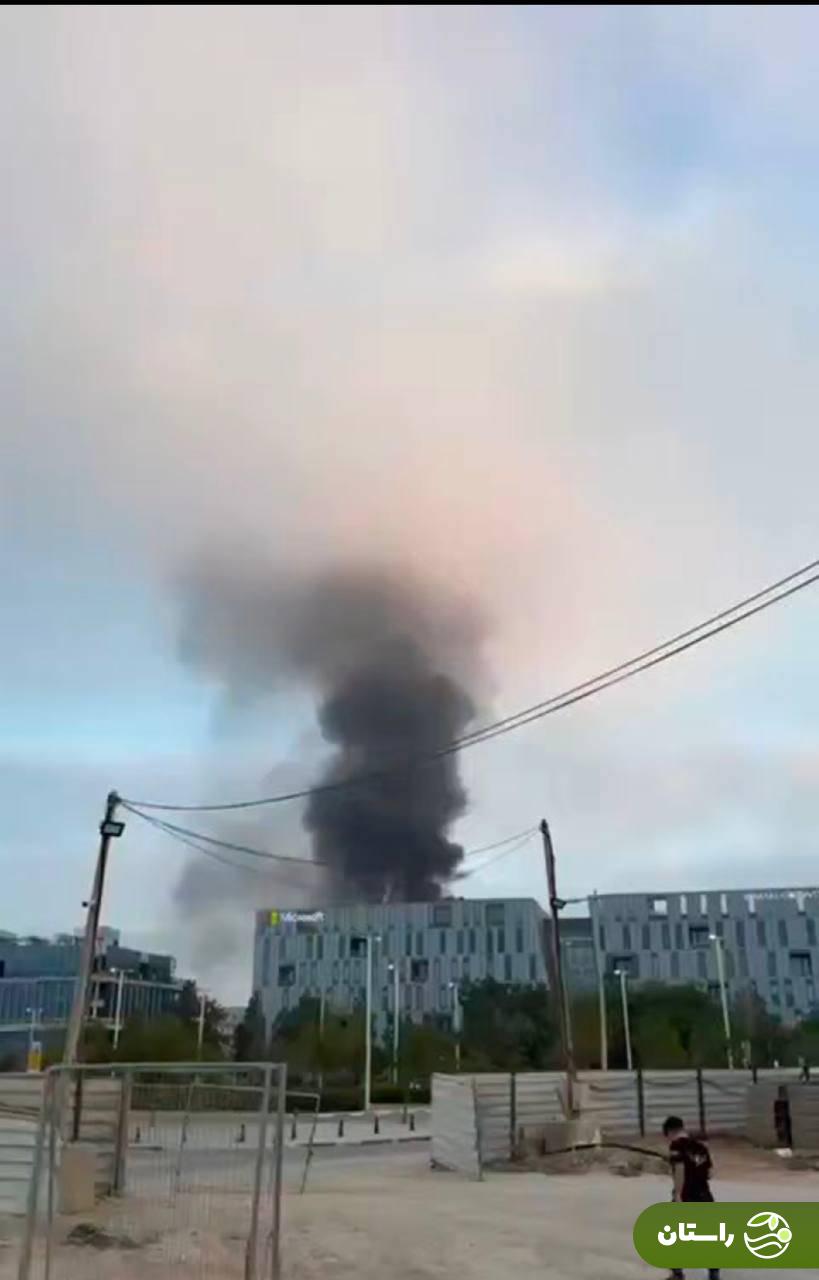 حمله موشکی سپاه به نزدیکی ساختمان مایکروسافت