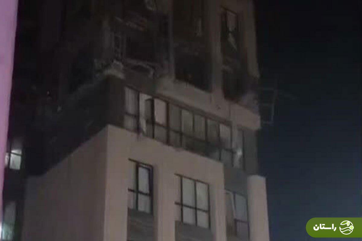 حمله اسرائیل به آپارتمانی در قم و شهادت یک نوجوان ۱۶ ساله + ویدئو