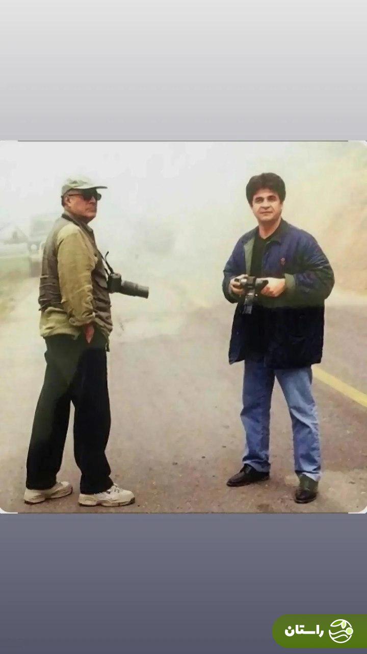 عکس | تونل زمان؛ عباس کیارستمی و جعفر پناهی دو برنده نخل طلای سینمای ایران