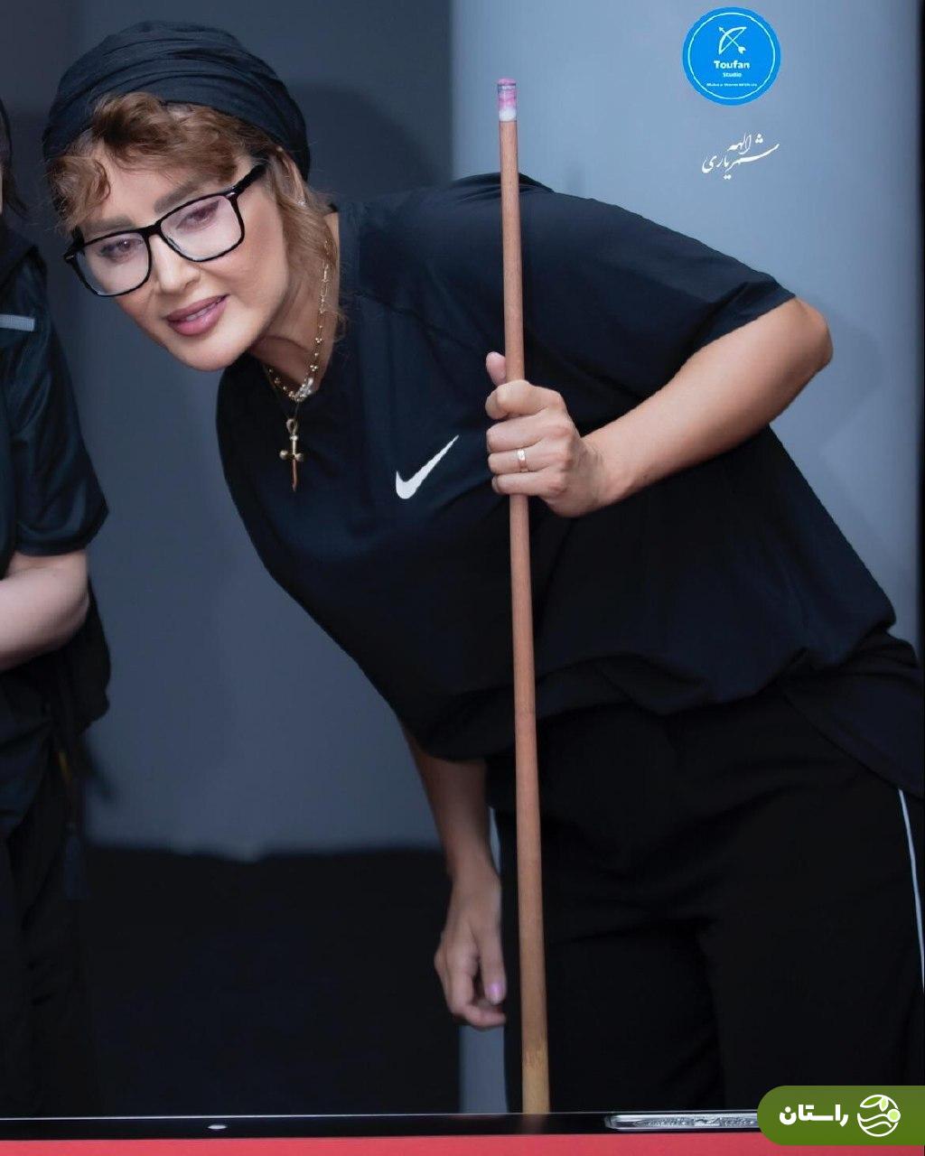 تصاویر | بیلیاردبازی رها خدایاری، شیرین منجمی و سولماز حصاری