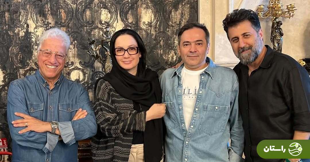 عکس | علیرضا خمسه، هومن حاجی عبداللهی، نسرین نصرتی و همسرش در یک قاب