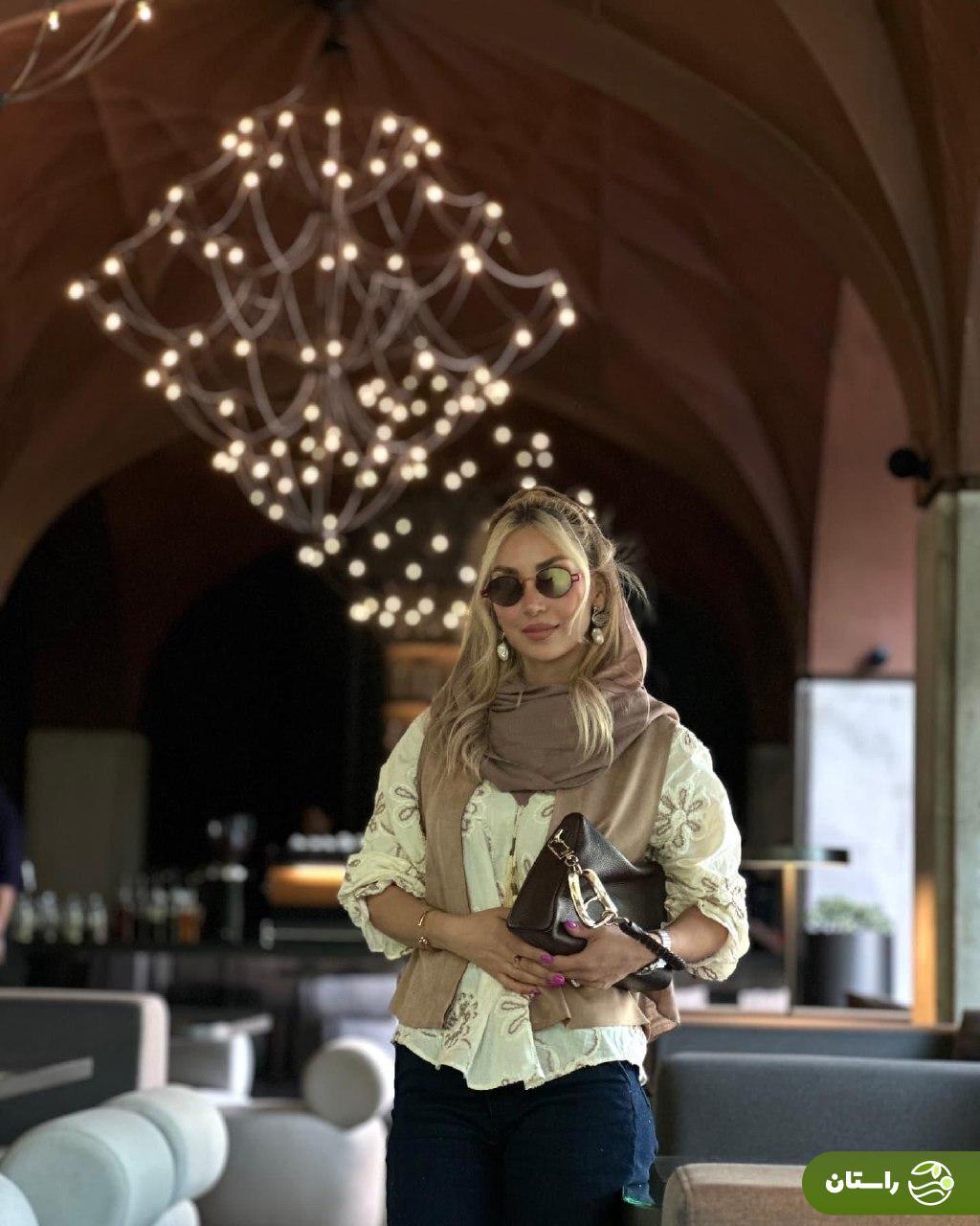 تصاویر | استایل جدید و ژست‌های مینا مختاری همسر بهرام رادان