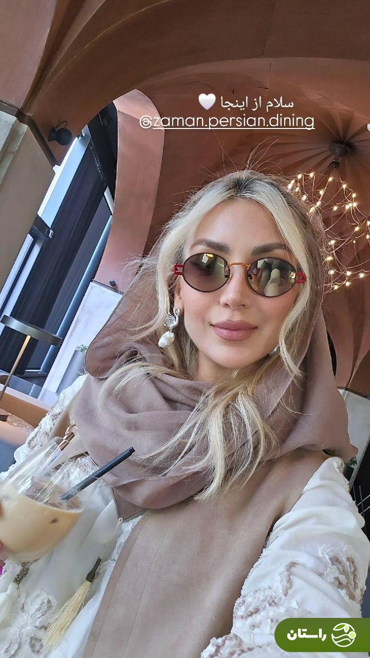 تصاویر | استایل جدید و ژست‌های مینا مختاری همسر بهرام رادان