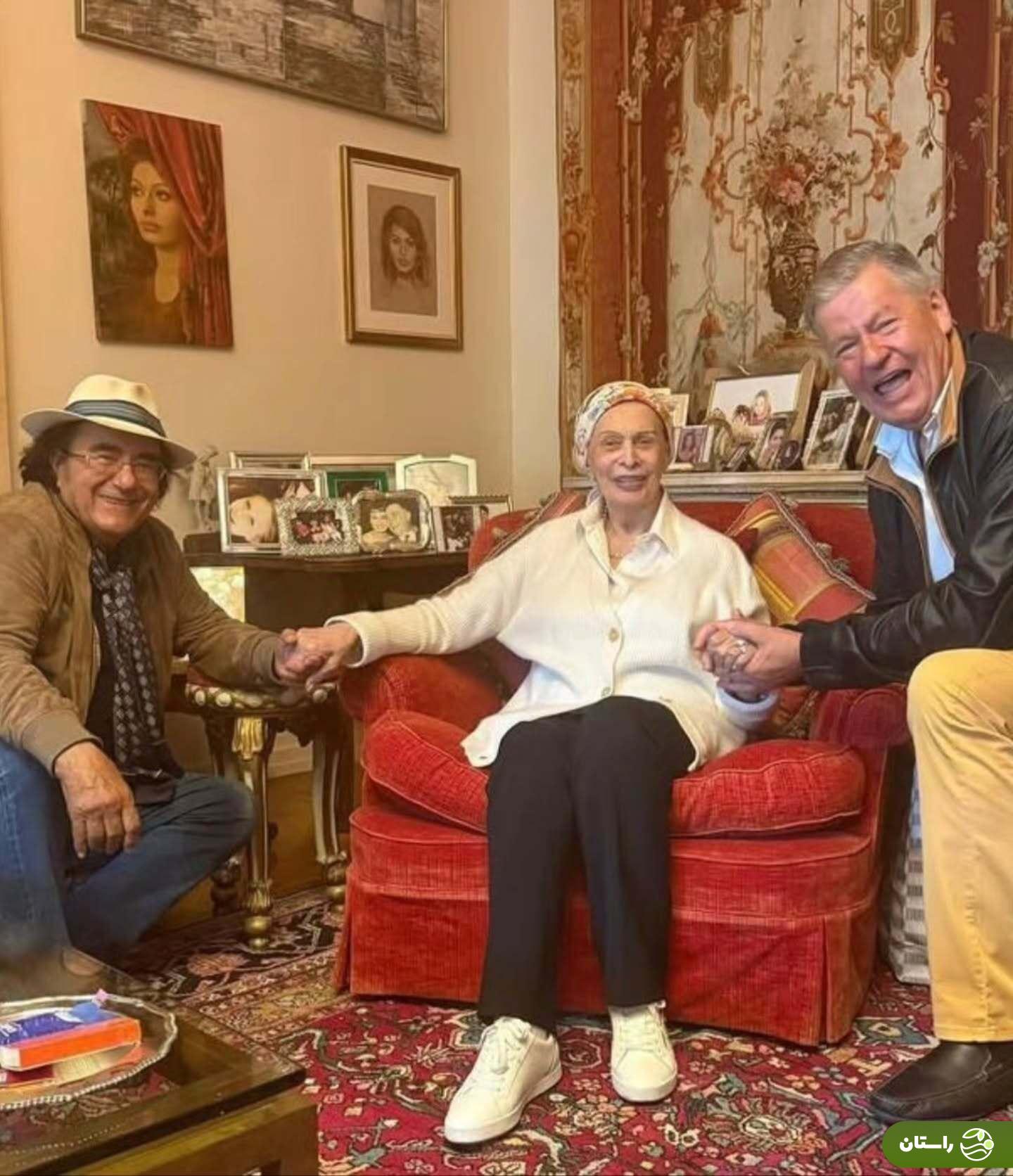 عکس | تغییر چهره شوکه‌کننده سوفیا لورن در ۹۰ سالگی