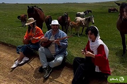 ویدئو | تاثیر عجیب موسیقی در گله اسب‌های وحشی جنگل ابر