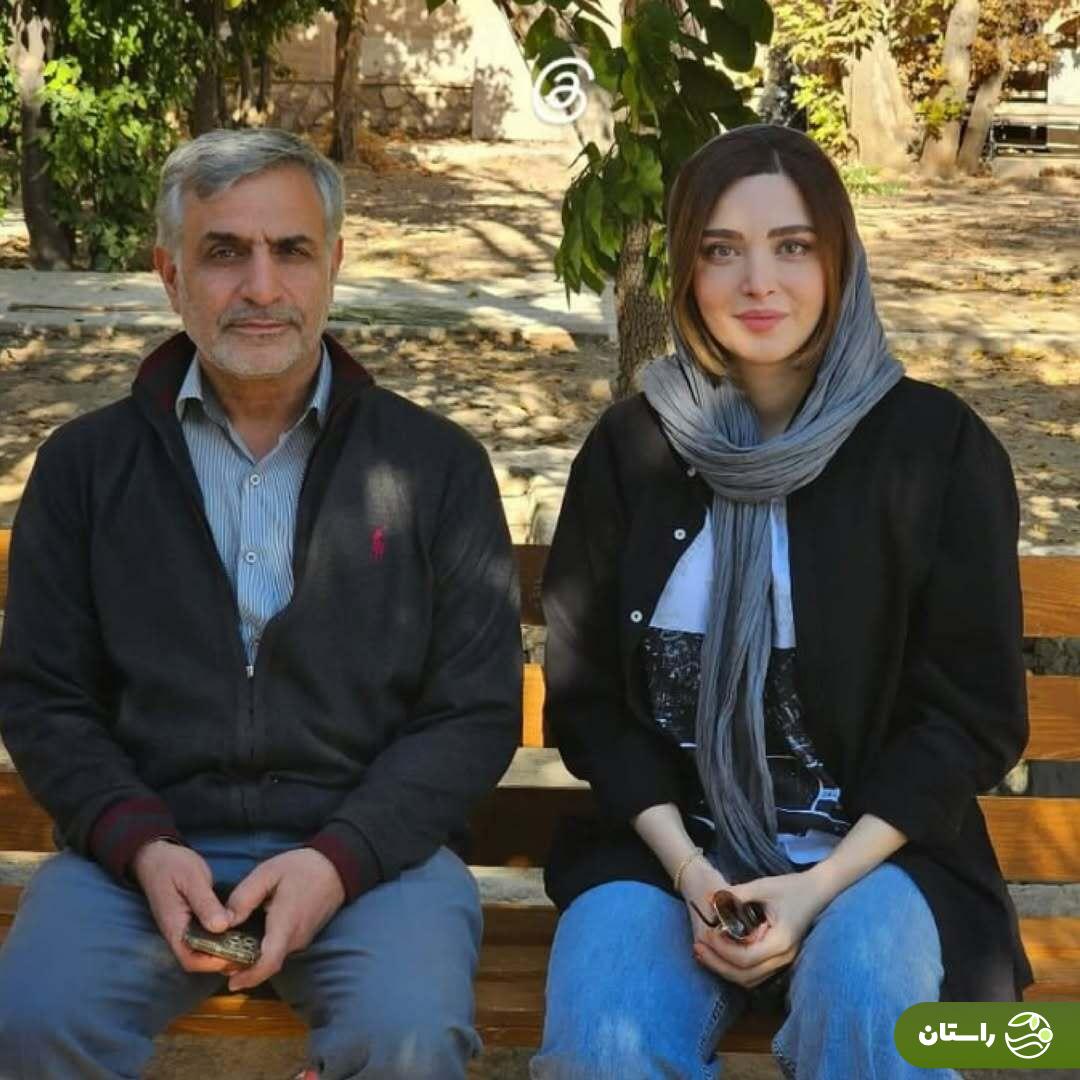 تصاویر | بهنوش طباطبایی در پشت صحنه سریال سووشون