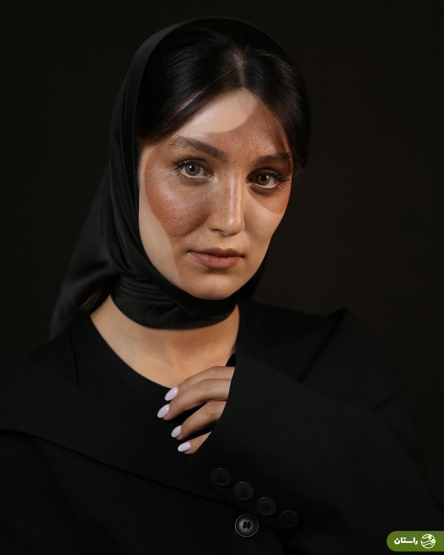 تصاویر | گریم عجیب زهرا (زارا) نادری‌فر بازیگر نقش «هوژان» در سریال «ناریا»