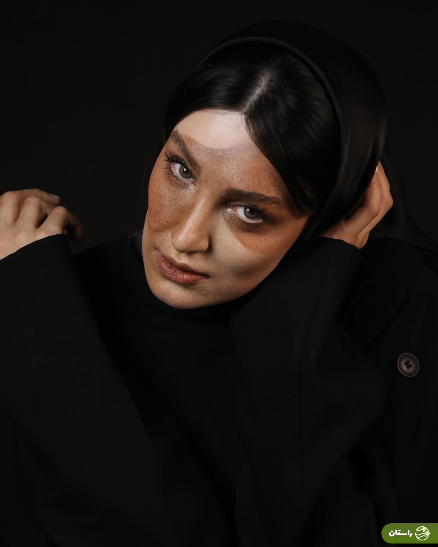 تصاویر | گریم عجیب زهرا (زارا) نادری‌فر بازیگر نقش «هوژان» در سریال «ناریا»