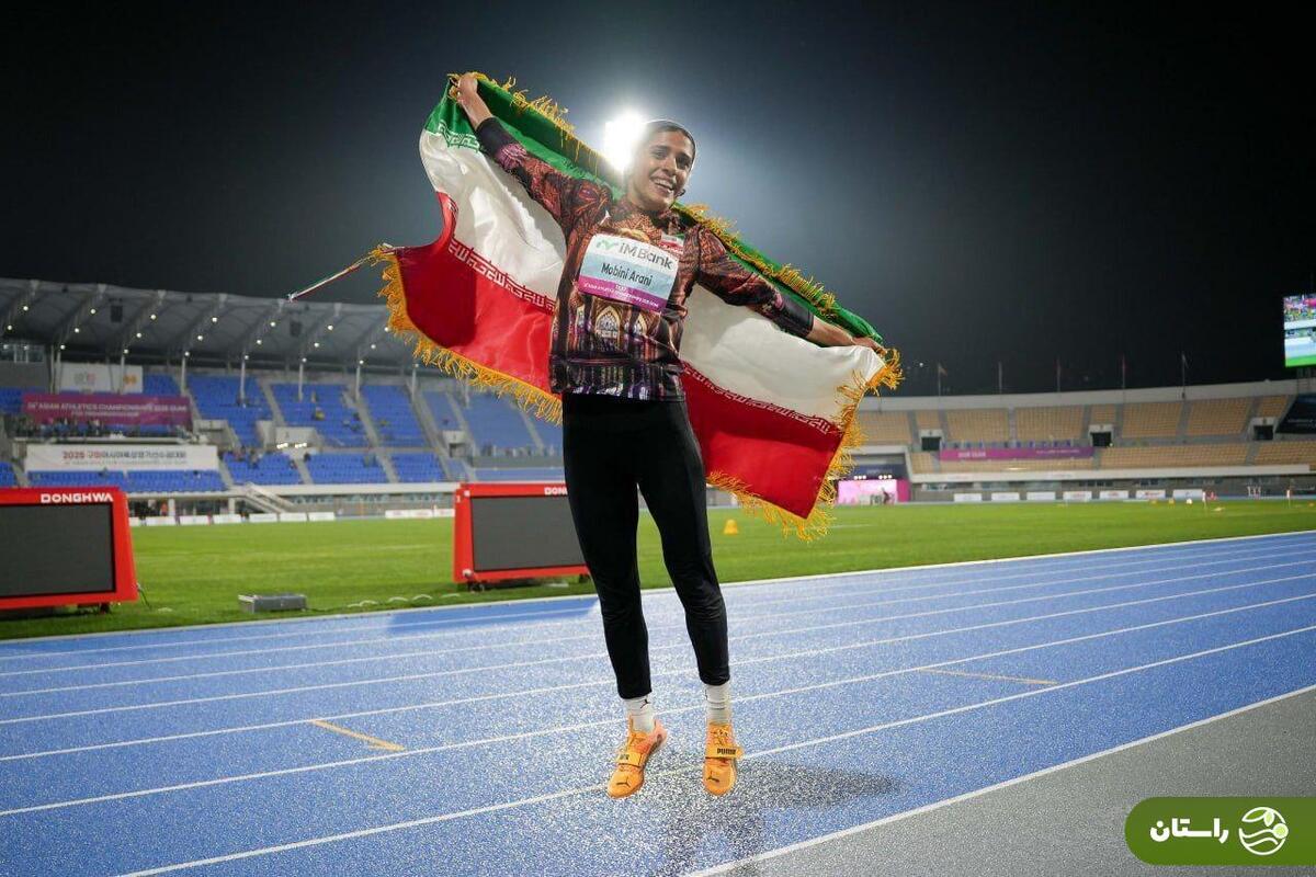 اولین طلای ایران در پرش طول بانوان؛ ریحانه مبینی کیست و شغل اصلی او چیست؟