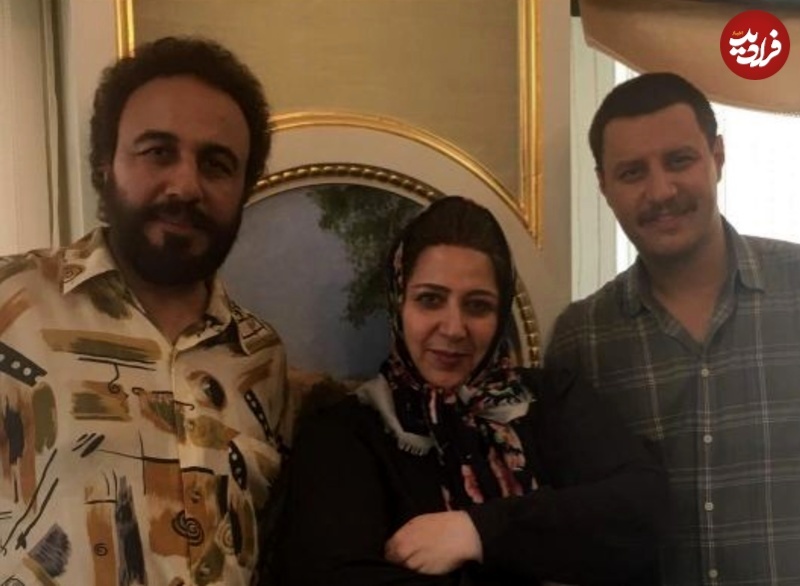 عکس | تونل زمان؛ «مازیار (شهره) لرستانی» در پشت صحنه «هزارپا» در کنار «رضا عطاران و جواد عزتی»؛ سال ۹۶