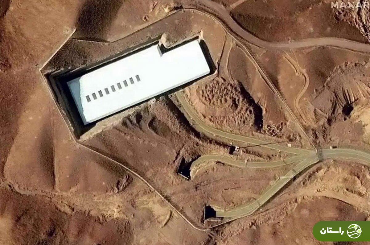 اولین تصاویر ماهوارهای از محل اصابت بمبهای آمریکا به فوردو