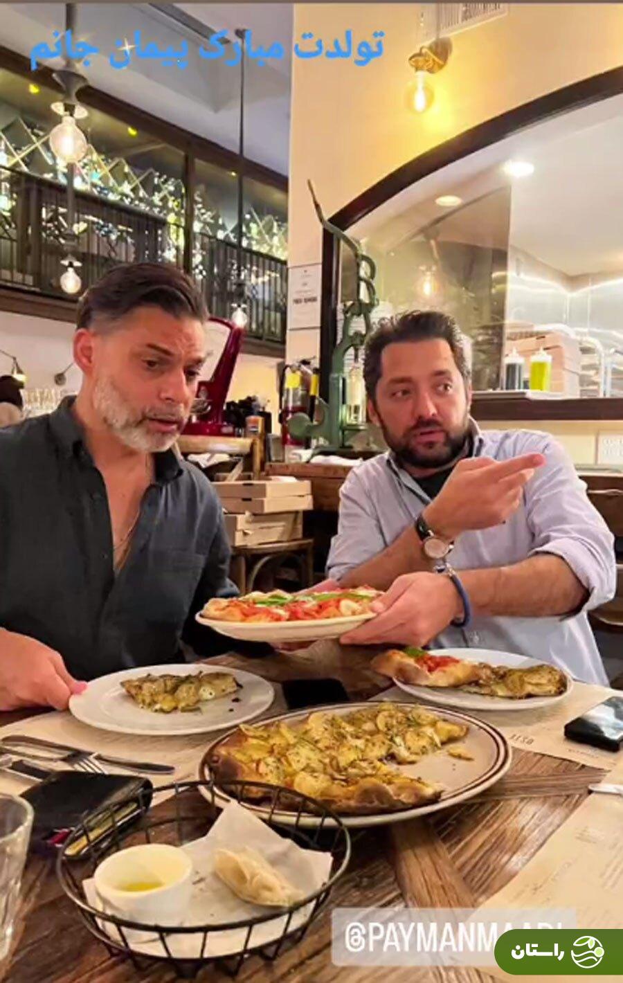 عکس | تبریک تولد متفاوت و جالب بهرام رادان به پیمان معادی