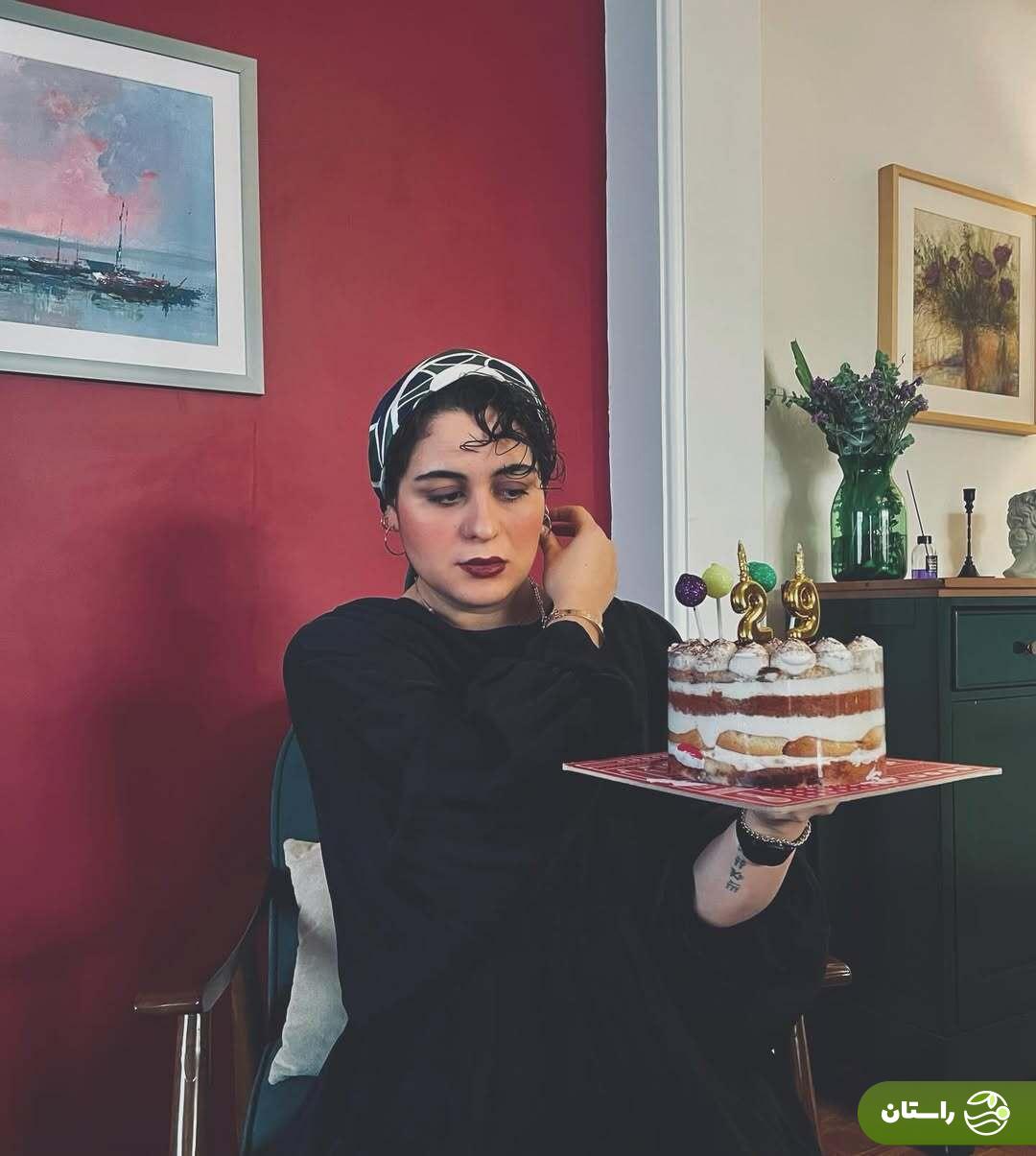 جشن تولد ۲۹ سالگی فاطیما بهارمست بازیگر نقش تمنا در سریال یزدان