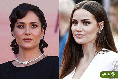 عکس | شباهت جالب چهره پریناز ایزدیار به بازیگر مشهور ترک، فحریه اوجن