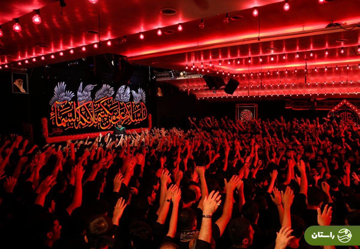 عکس | مهران غفوریان، مجید واشقانی محسن افشانی در هیئت ریحانة‌الحسین