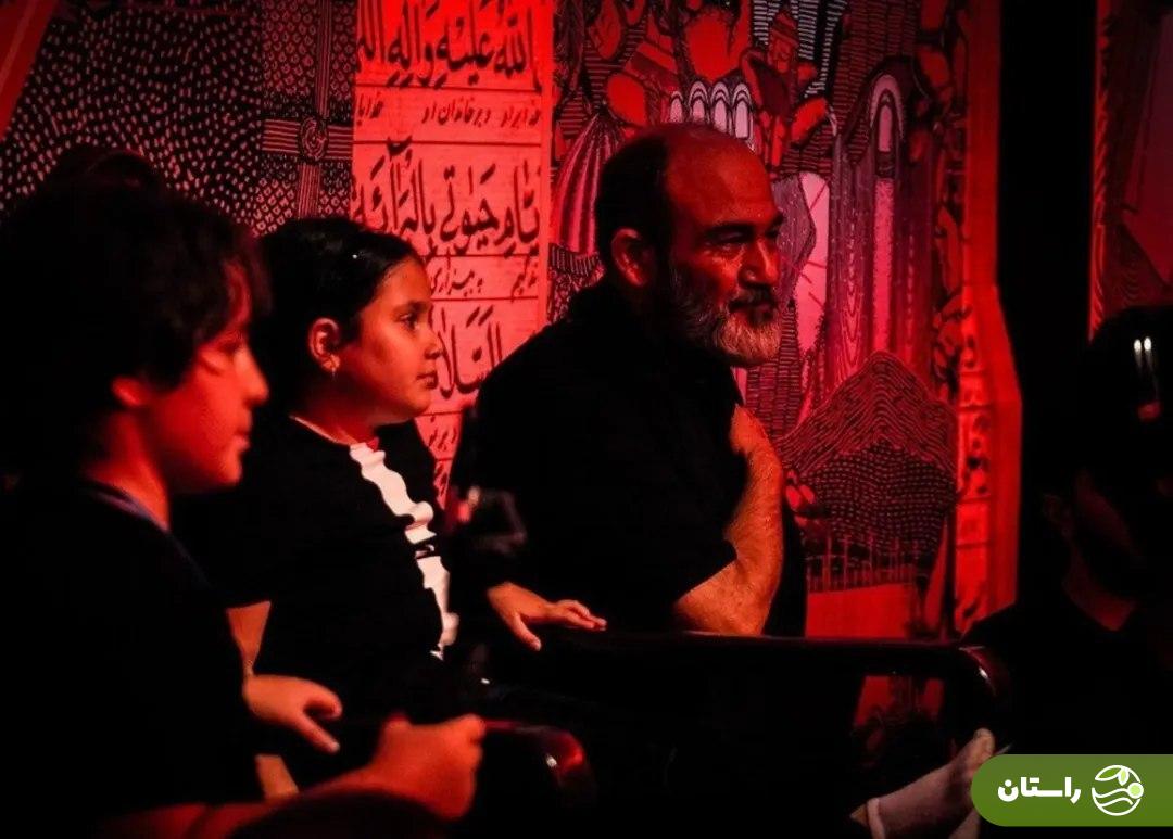 عکس | مهران غفوریان، مجید واشقانی محسن افشانی در هیئت ریحانة‌الحسین