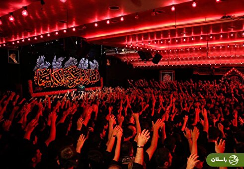 عکس | مهران غفوریان، مجید واشقانی و محسن افشانی در هیئت ریحانة‌الحسین