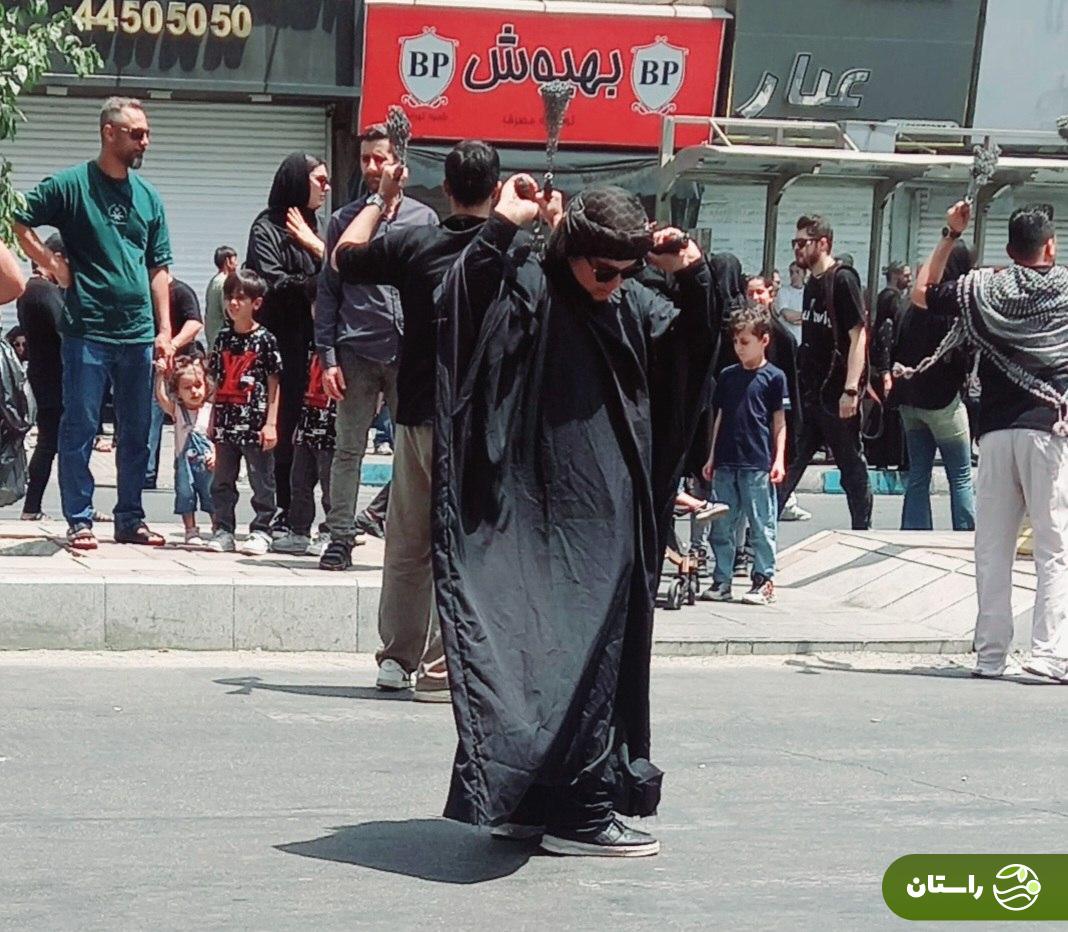 دو عکس پربیننده از حضور پررنگ دختران در دسته‌های زنجیرزنی