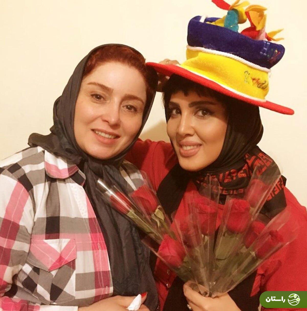 عکس | جشن تولد لیلا بلوکات با حضور ژاله صامتی در پشت صحنه فیلم دراکولا؛ ۱۰ سال پیش