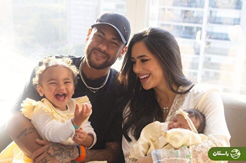 تصاویر | نیمار برای چهارمین بار پدر شد