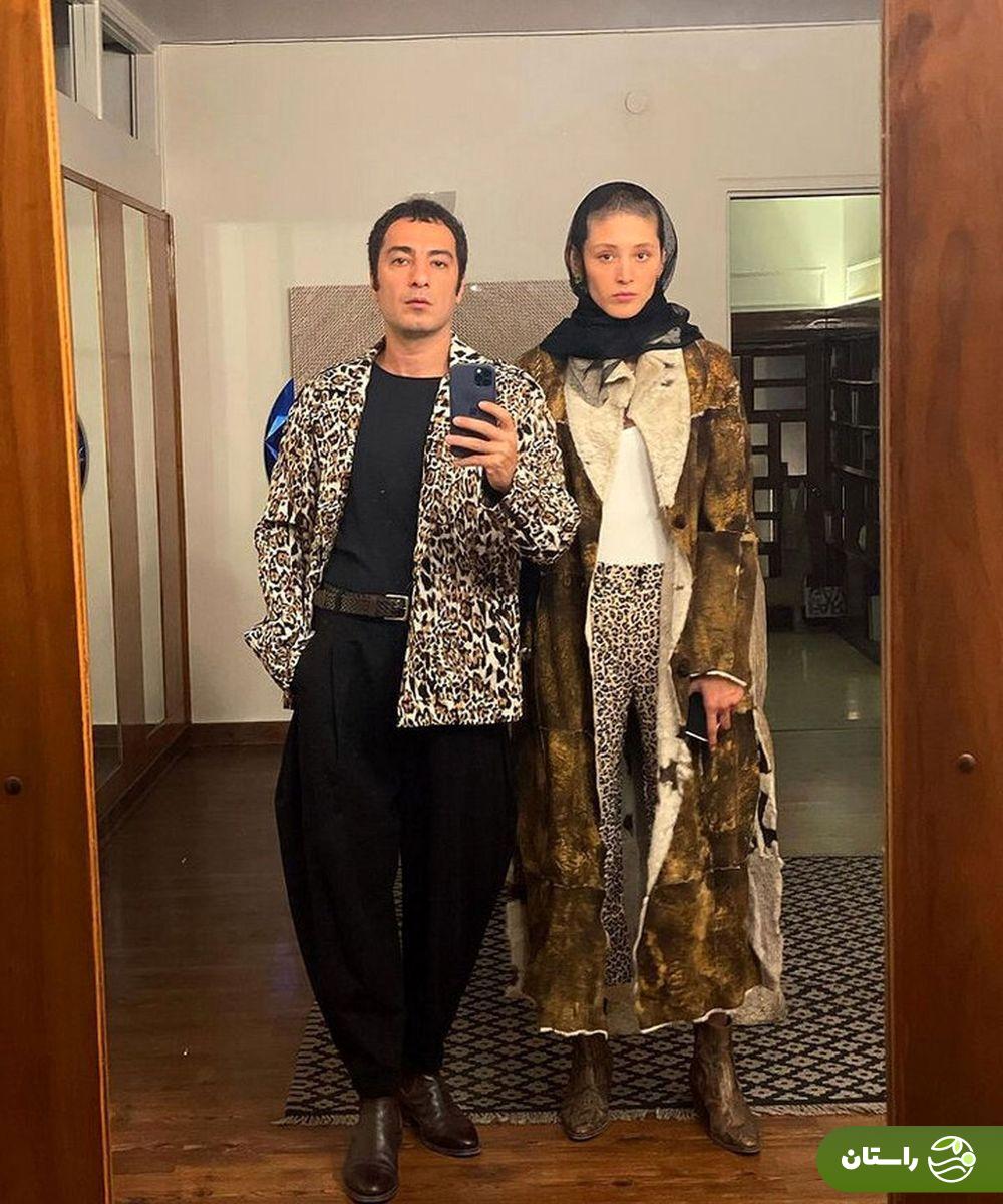 تصاویر | لحظات رمانتیک نوید محمدزاده و فرشته حسینی؛ ۱۵ قاب کمتر دیده شده