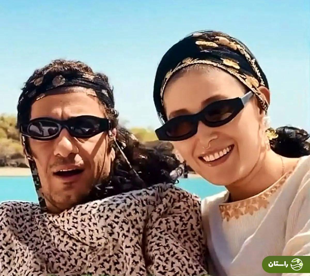 تصاویر | لحظات رمانتیک نوید محمدزاده و فرشته حسینی؛ ۱۵ قاب کمتر دیده شده