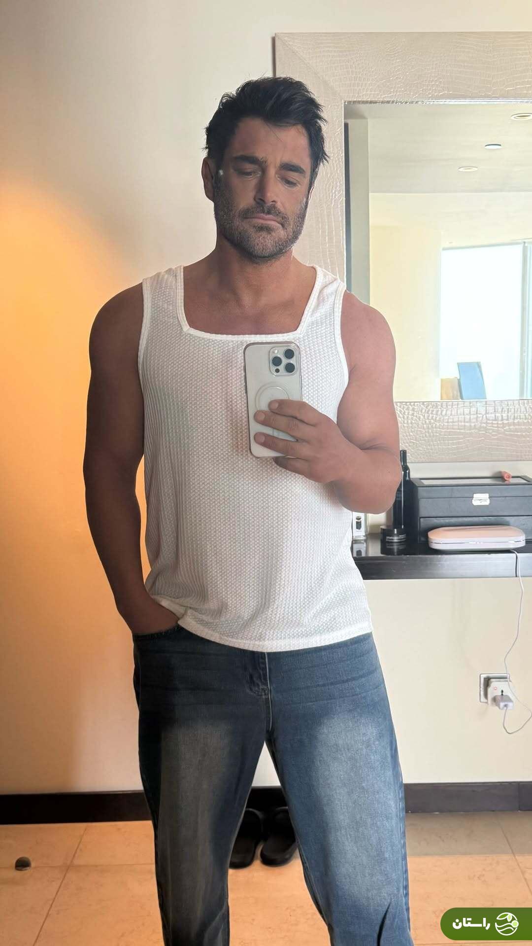 عکس تازه محمدرضا گلزار با رکابی پربازدید شد