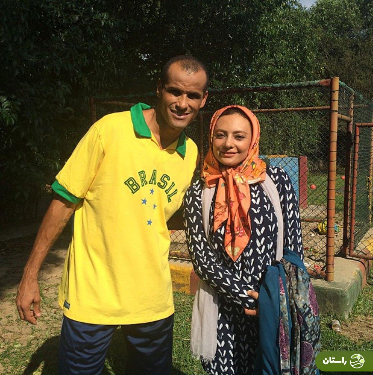 عکس | تونل زمان؛ یکتا ناصر و ریوالدو در پشت صحنه «من سالوادور نیستم»؛ سال ۱۳۹۴